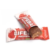 Lifefood Lifebar Proteinska ploščica jagoda, BIO, 40 g
