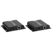 XtendLan Prenos HDMI prek LAN, oddajnik in sprejemnik, UDP/Multicast, 4k/2k/1080p, z IR nadzorom prenosa, cena za par