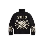 Polo Ralph Lauren Pulover svetlo bež/črna