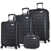MyValice Set kofera 1567, 4 dela, Crni