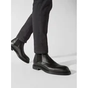 Emporio Armani Gležnjarji Chelsea X4M389 XF583 00002 Črna