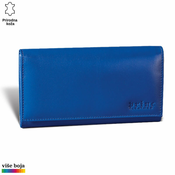 Princ Leather Ženski novcanik Alfa, Plavi