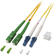 EFB Elektronik Optični priključni kabel [1x LC/APC 8° vtič - 1x SC/APC 8° vtič] 9/125µ Singlemode OS2 1 m EFB Elektronik