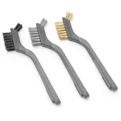Hendi Krtača za čiščenje rešetke BBQ, jeklo, najlon, medenina SET 3 kosov, dolžina 178 mm - Hendi 525524, (21205692)