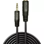 Lindy 35653 avdio kabel 3 m 3.5mm Črna