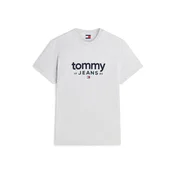 Tommy Jeans Majica Logo Graphic Slim mornarska/svetlo siva/rdeča/bela