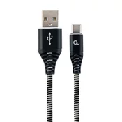 Gembird USB kabl USB 2.0 USB A USB C Crno, Belo
