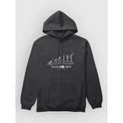 Salty Crew Evolution Theory moški pulover s kapuco black