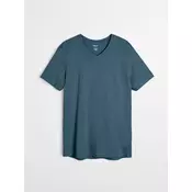 Sinsay - Pamucna basic majica - indigo