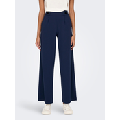 Dark blue womens wide trousers JDY - Women