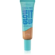 Rimmel London Kind & Free Glow It Up Moisturising Skin Tint puder normalna koža 30 ml odtenek 201 Classic Beige