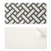 shumee Samolepilne vinilne ploščice s potiskanim prepletenim geometrijskim vzorcem 6x60x30 cm