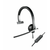 USB Headset Mono H650e - Wired - Office/Call center - 50 - 10000 Hz - 93 g - Headset - Black - Silver