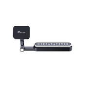 INF Skrito magnetno držalo za telefon z 3-osno 360° zložljivo zasnovo Black, (5000284174)