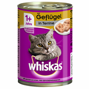 Whiskas 1+ konzerve 24 x 400 g - 1+ perad u umaku
