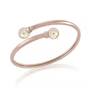 Ženska majorica galatea rose gold biserna narukvica od hirurškog Celika 9 mm ( 16002.13.0 000.010.1 )