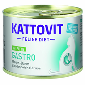 Ekonomično pakiranje Kattovit Gastro 24 x 175 g - pačetina 24 x 185 g