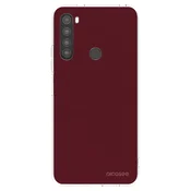 Silikonski prozorni ovitek za Xiaomi Redmi Note 8 - Burgundy red