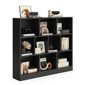 COSTWAY Knjižnica z 10 predali Knjižnica 20 x 24 x 104 cm, (5000163290)