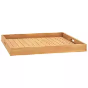 Vidaxl vidaXL Pladenj, 70x70 cm, masivni tikov les