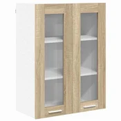 Vidaxl Viseča omarica Sonoma hrast 60 x 31 x 80 cm Konstruiran les