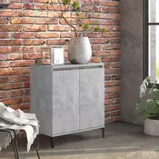 Vidaxl vidaXL Omarica betonsko siva 60x35x70 cm material na osnovi lesa