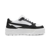 PUMA Karmen II Idol Sneakers Women, Shoes, White/Black/Silver, 40.5