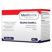 Mediblink alkoholni robčki L, 50x M1402