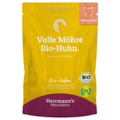 Varčno pakiranje Herrmanns Selection 40 x 100 g - Eko piščanec z eko korenjem in eko kamutom