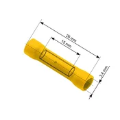 slomart Blow 43-027# Spojni konektor, rumen, 3.4/26 mm (100 kom)