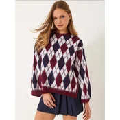 Bianco Lucci Pulover Pullover burgund
