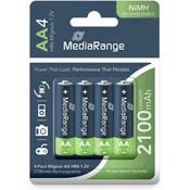 MEDIARANGE punjive baterije AA 2100mAh NI-MH blister-4kom