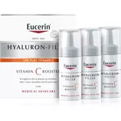Eucerin Hyaluron-Filler Vitamin C Booster posvjetljujuci serum protiv bora s vitaminom C 3x8 ml