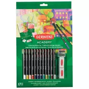 Set Boje drvene 12 boja+pribor Academy Derwent 2305678 blister