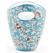 Casa Padrino luxury ceramic ice bucket light blue/multicolored A� 27 x H. 25 cm - Handmade & hand painted ice bucket - Wine cooler - Champagne cooler - Luxury quality - Made in Italy
