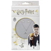 Darovni set Harry Potter - ogrlica i naušnice Darovi smrti