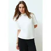 Trendyol Milla Ženska majica TWOSS24TS00074, Bela