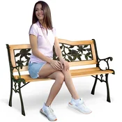 Sofotel Parkirna klop z naslonom 123,5 x 74 x 48 cm Gardi Rose Sofotel