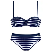 LASCANA Bikini mornarska/bela