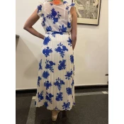 Obleka Maxi modra
