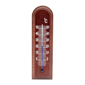 Notranji leseni sobni termometer 15,5 cm WW
