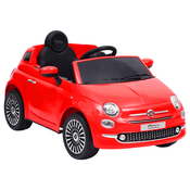 Den Otroški električni avtomobil Fiat 500 rdeč