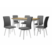 jedilnica set Victorville 291 75x80x140cm