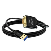 USB-A 3.0 na VGA kabel 1 m – 1080p Full HD (gonilniki potrebni)