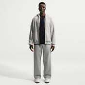 Superge Nike Solo Swoosh Mens Fleece Open-Hem Pants Dk Grey Heather/ Lt Smoke Grey/ White S