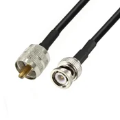 shumee Antenski kabel BNC vtič/UHF vtič RF5 10 m