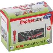 VLOŽEK Z VIJAKOM 5X25 S K 50 KOM FISCHER