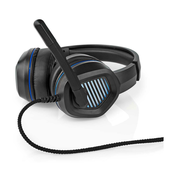 Nedis GHST410BK - LED Gaming slušalke z mikrofonom črna