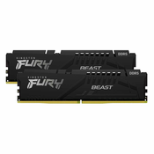 Kingston FURY Beast Black 64GB Kit (2x32GB) DDR5-6000 EXPO CL36 DIMM memorija