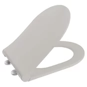 BRILLA straniščna školjka, SLIM, Soft close, latte mat - Bež - 35,5x44,7 cm - Sapho - 24 - Duroplast - Za posebna stranišča - 355 - 447 - 14